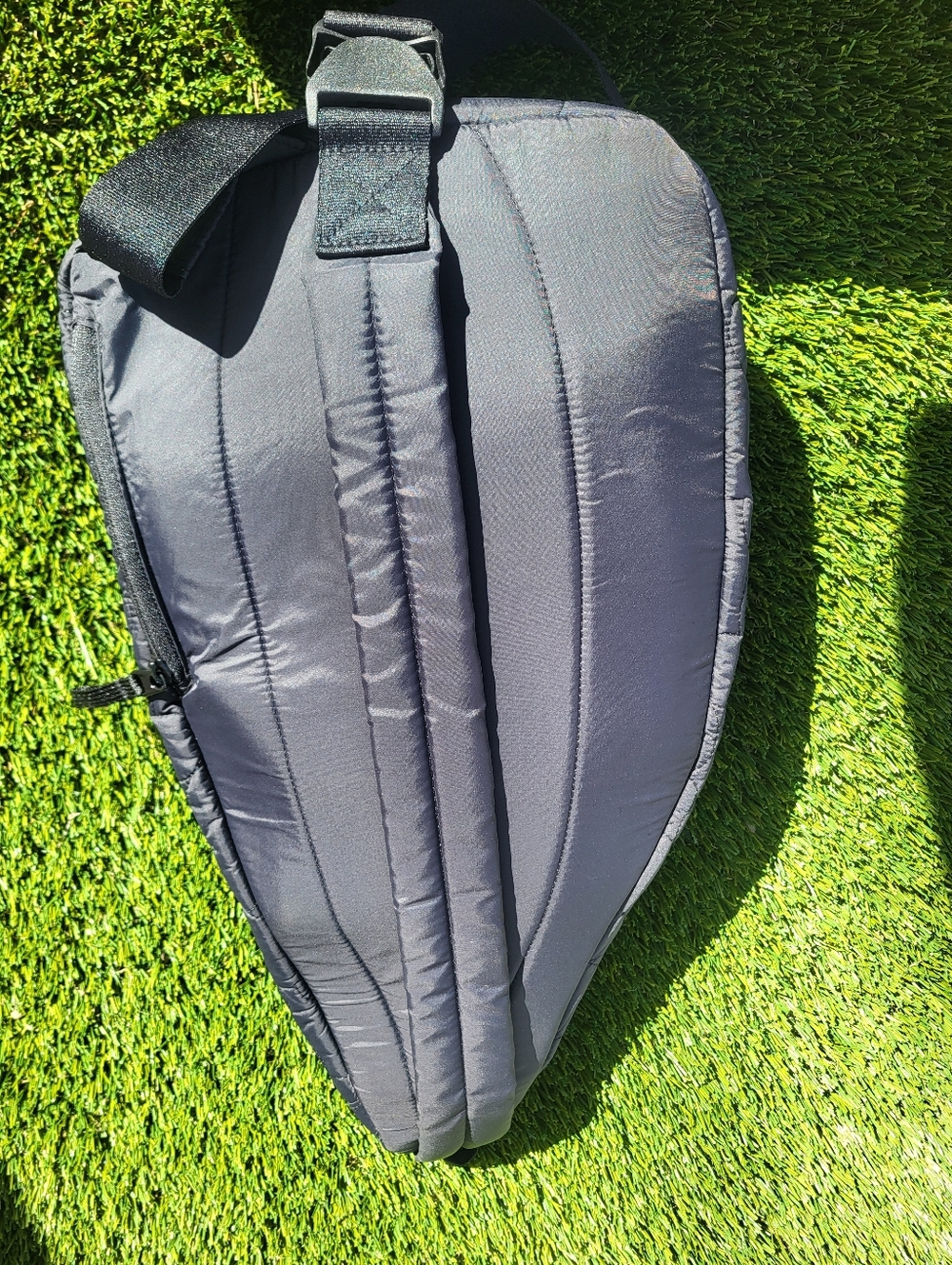 Vera Bradley Disney Black Quilted Sling Backpack with Mickey Mouse Interior. - Picture 6 of 16